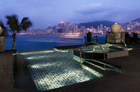 A pool with a view