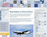 IranAir launches new website for the UK market 