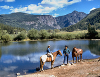 Ride the pony express in Colorado