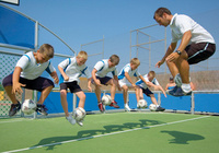 Goal! Hone your football skills with the professionals