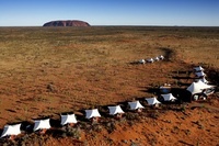 Zoe Naylor is blown away by Uluru