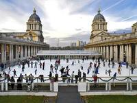Outdoor ice rink at Maritime Greenwich  