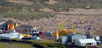 Festival goers head to Devon