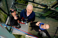 81 year old thrill seeker goes bungee jumping in Queenstown
