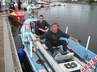 Yorkshire boat launch for Atlantic rowers