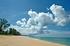 White sands of Nathai Beach in Phang Nga, Thailand.