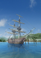 'Pirates of the Caribbean' galleon at St Vincent and the Grenadines