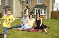 Alistair Strachan and Elaine Cruickshank (yellow top) their friend Yvonne Gerrard and her two boys Jack (8) and Declan (5) Donald. They have also reserved a property at the development. Elaine and Alistair’s dog Keira completes the picture. Alistair Strachan and Elaine Cruickshank (yellow top) their friend Yvonne Gerrard and her two boys Jack (8) and Declan (5) Donald. They have also reserved a property at the development. Elaine and Alistair’s dog Keira completes the picture.