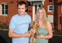 Couple get on the property ladder in Ammanford