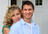 Just married couple get a head start in their new home 