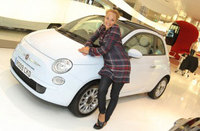 TV star Angela opts for Fiat 500c