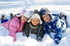 Family skiing with Chalet Blanc