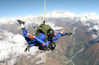 Skydiving in Nepal