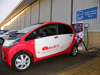 Mitsubishi the first in Europe to fast charge the i-MiEV