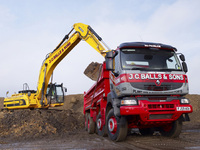 New Renault Kerax move the earth for JC Balls and Sons