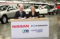 One North East and Nissan sign agreement on Zero Emission Mobility
