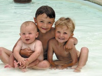 Splashing good fun for tiny tots