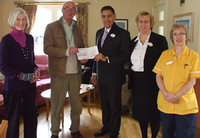 Residents and staff at Roseland Parc raise £500 for hospice appeal
