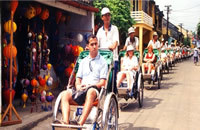 Cyclo in Hoian, Vietnam