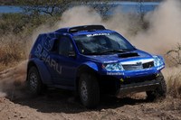 Dakar Subaru rolls on Evo Corse Wheels