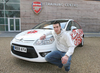 Arsenal Citroen C4 up for auction
