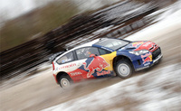 Kimi Raikkonen drives Citroen C4 WRC for first time