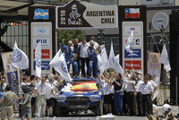 Volkswagen defends Dakar Rally title with one-two-three