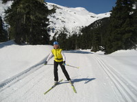 Cross country skiing in British Columbia