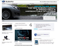 Winter weather sees surge in visitors to subaru.co.uk