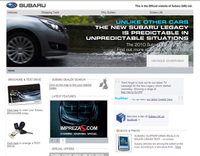 Subaru website