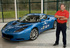Bob Champion with Lotus Evora