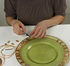 Mosaic glass carver plates