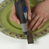 Mosaic glass carver plates