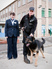 Jennie Rolfe, PC Alistair Bly and police dog Reggie