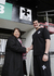 TW sales manager, Joanna Russell, with Neath RFC's Lee Evans
