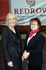Gill Lamprell, from Knight Frank, with Redrow sales consultant Ann Young.