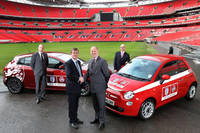 Official England supplier deal makes it a hat-trick for Fiat