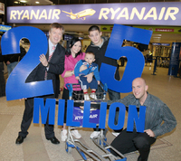  Bramley baby is Ryanair’s 25,000,000th passenger