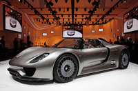 Porsche 918 Spyder concept car