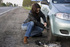 Changing a tyre