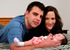 Catherine and George Couzens with baby Eva