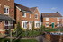 Barratt homes from the nearby Grange Court development