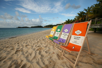 Bibliotherapy on the beach