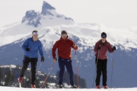 Cross-country skiing in the Callaghan Valley