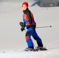 Elham Al Qasimi at Ski Dubai