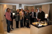 An image of attendees at Antler Homes' Wine Tasting Evening at Barncliffe, Sheffield