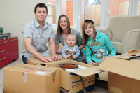 Couple buy dream family home with HomeBuy Direct