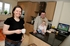 Mandy, David and Abigail Wilton’s new home boasts a contemporary kitchen.