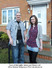 Jenna and Simon outside their new  home