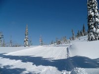 Excellent Nordic trail conditions at Mount Washington - March 28, 2010